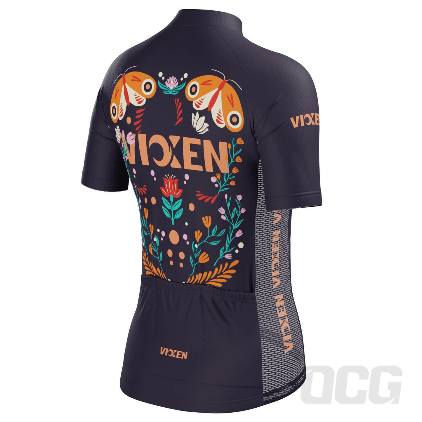 Women's Vixen Butterflies Short Sleeve Cycling Jersey