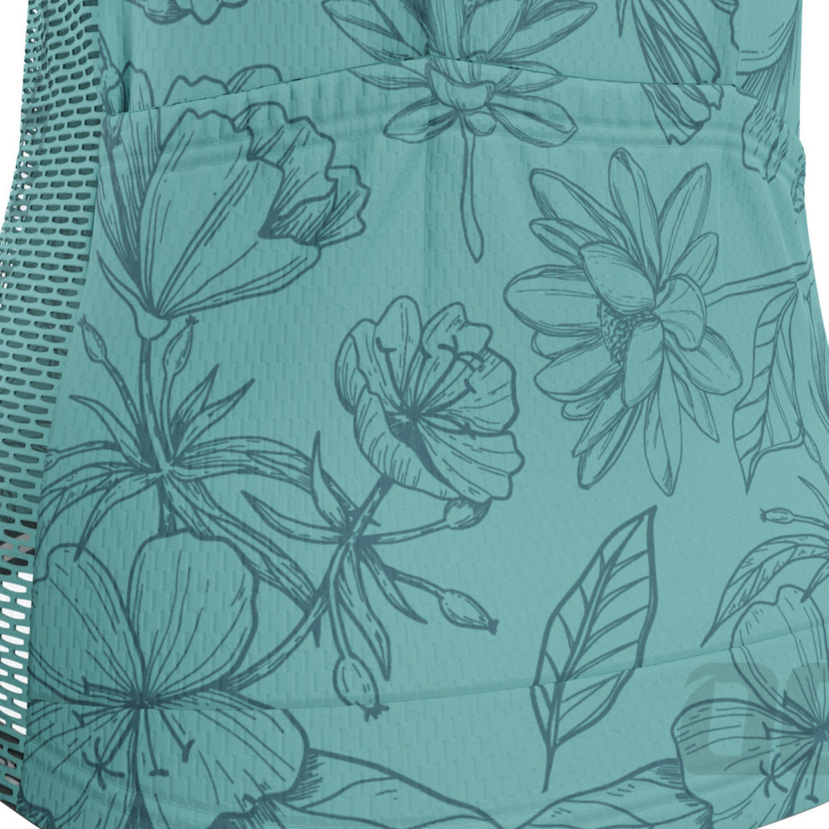 Women's Flower Power Long Sleeve Cycling Jersey