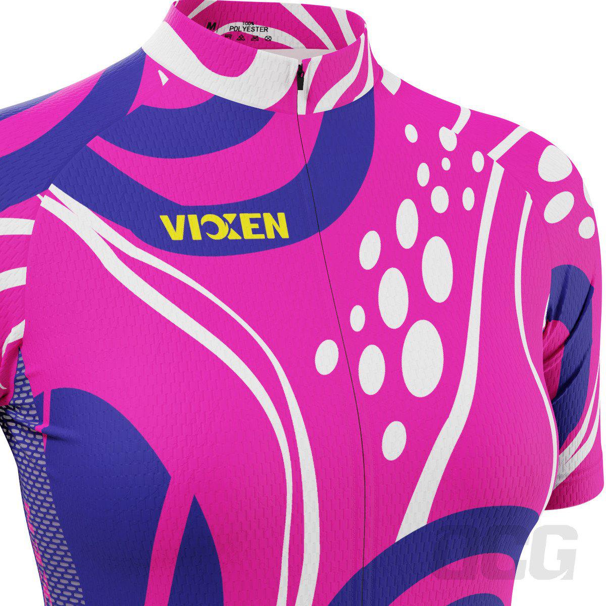 Women's Scribbles Short Sleeve Cycling Jersey