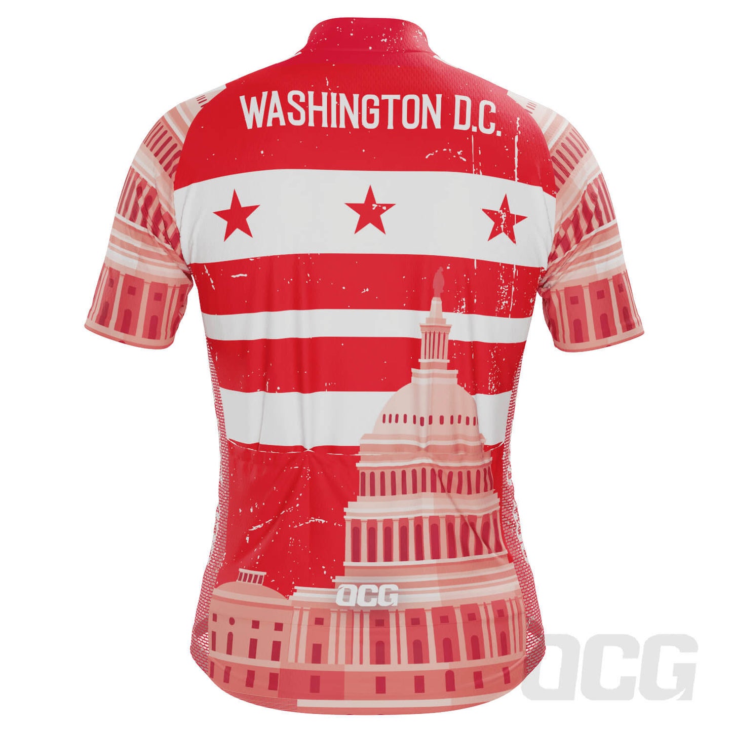 Men's Washington D.C. US District Icon Short Sleeve Cycling Jersey