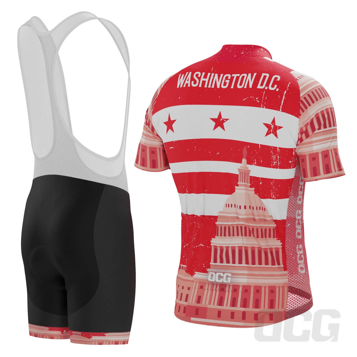 Men's Washington D.C. US District Icon 2 Piece Cycling Kit