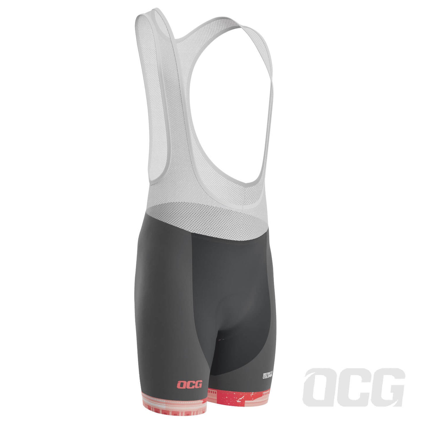 Men's Washington D.C. US District Icon Gel Padded Cycling Bib