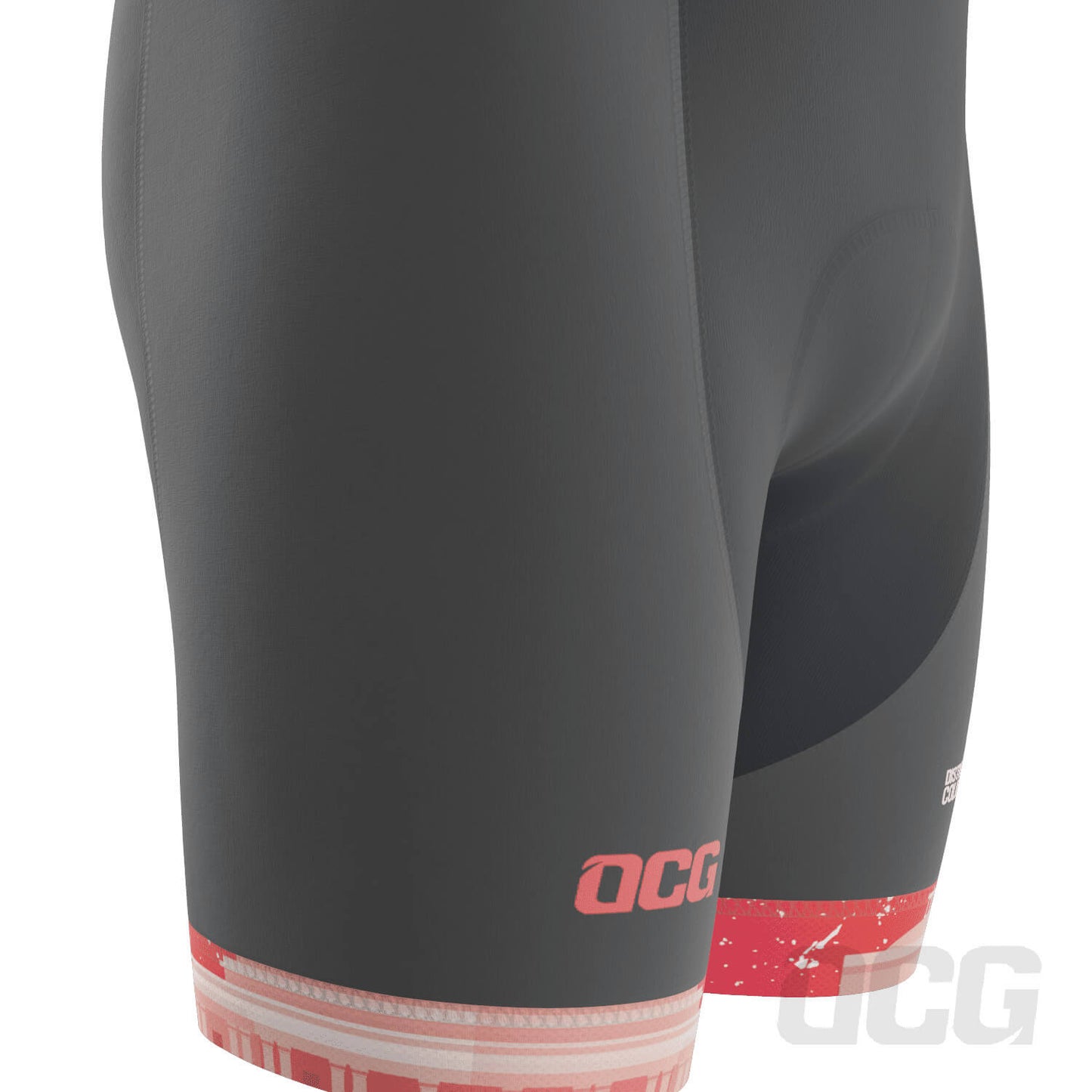 Men's Washington D.C. US District Icon Gel Padded Cycling Bib