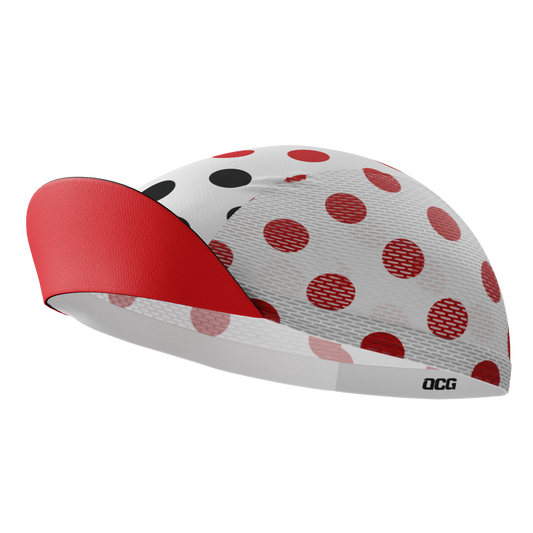 Unisex Polka Dots Quick Dry Cycling Cap