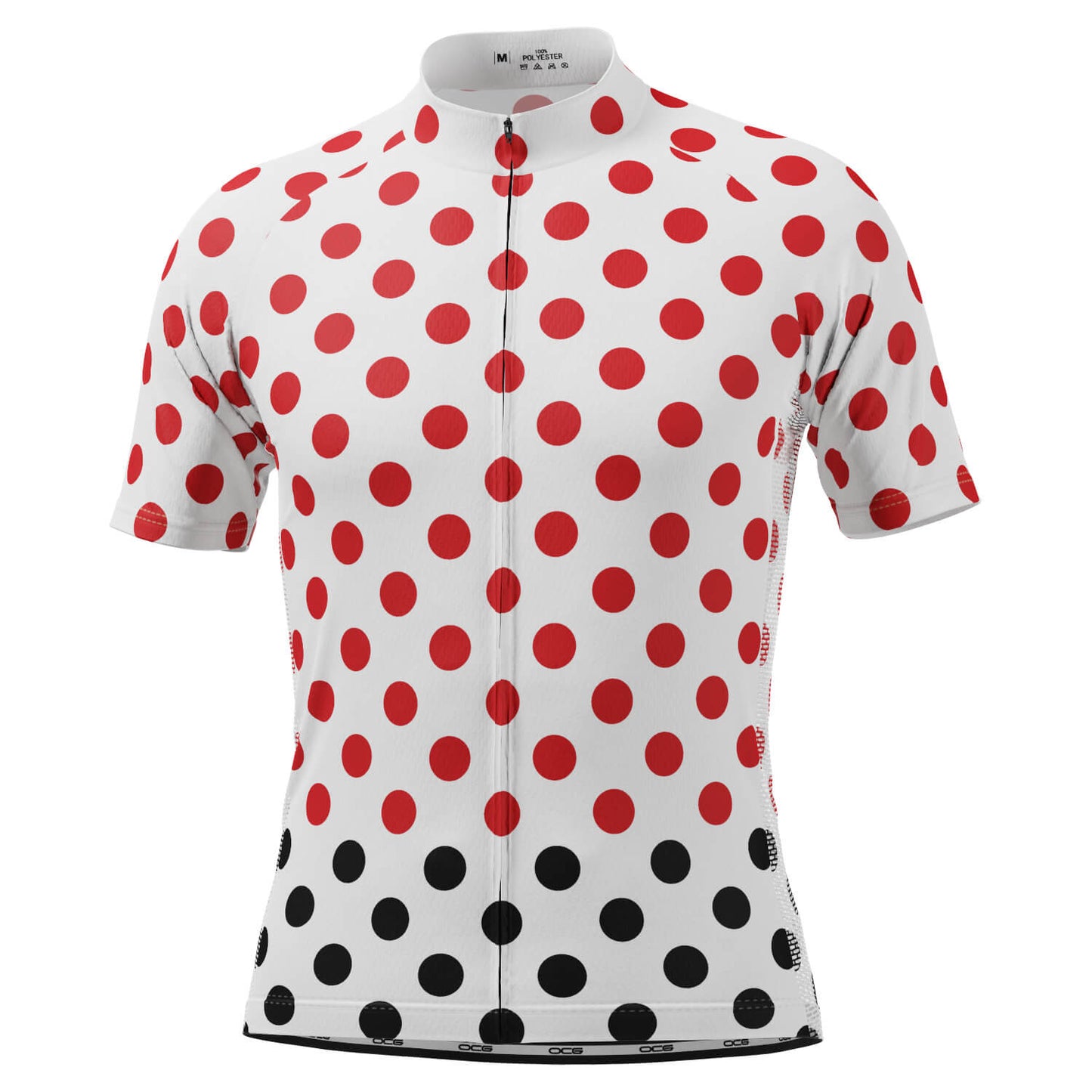 Men's Polka Dots Short Sleeve Cycling Jersey
