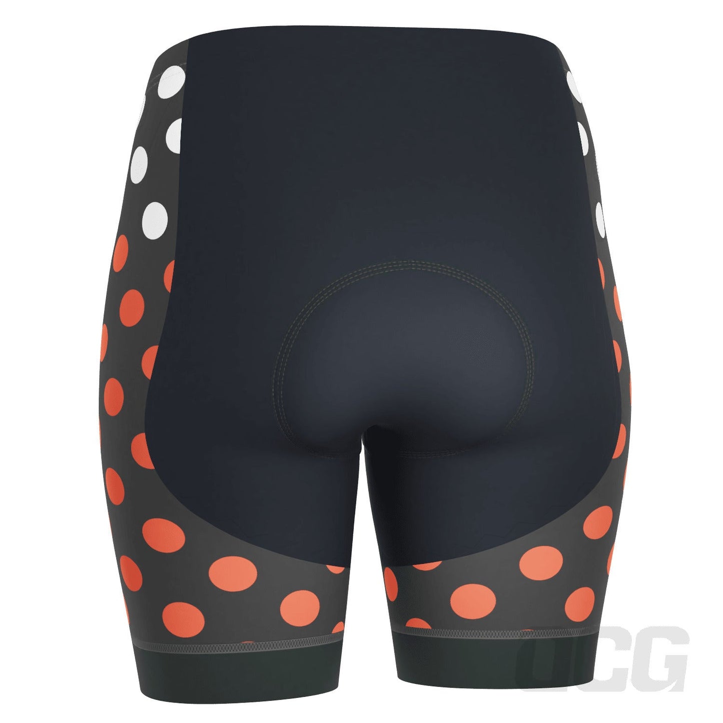 Women's Polka Dots Gel Padded Cycling Shorts