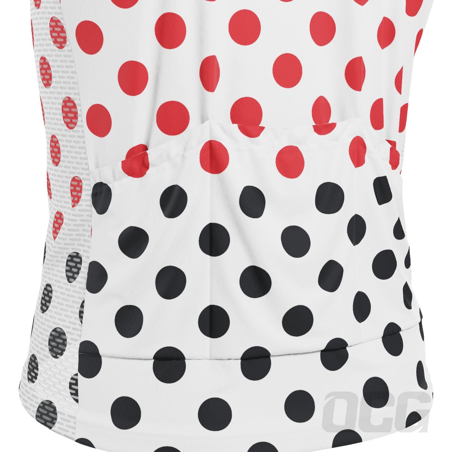 Men's Polka Dots Sleeveless Tech Cycling Jersey