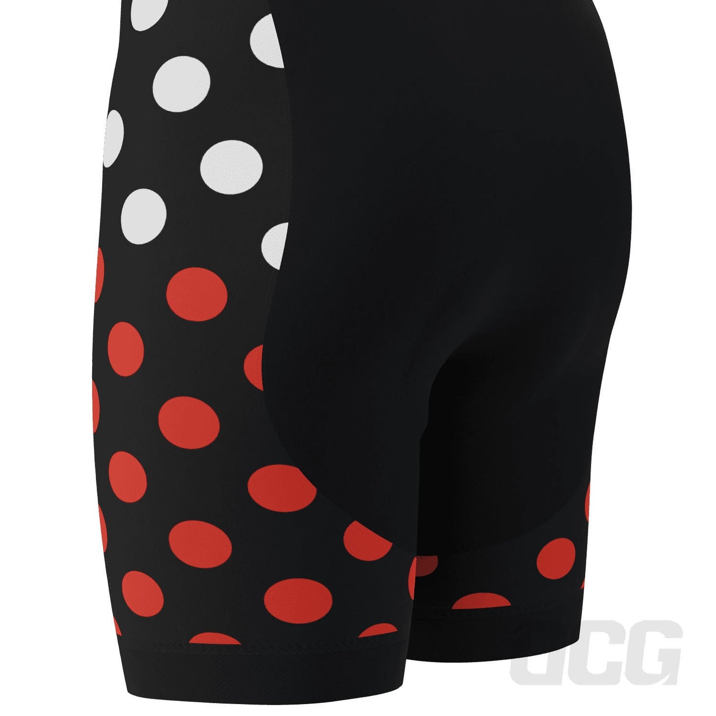 Men's Polka Dots Gel Padded Cycling Bib