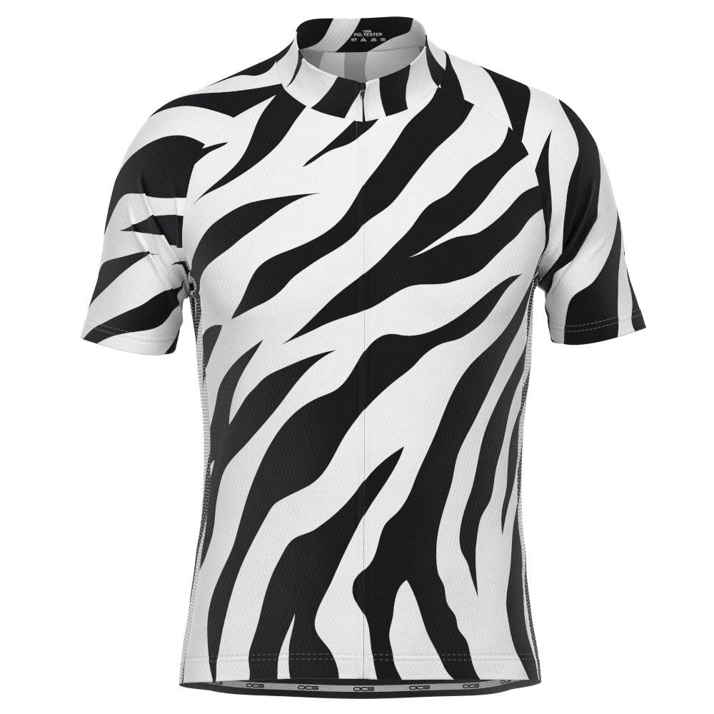 Men's Zebra Fever Short Sleeve Cycling Jersey