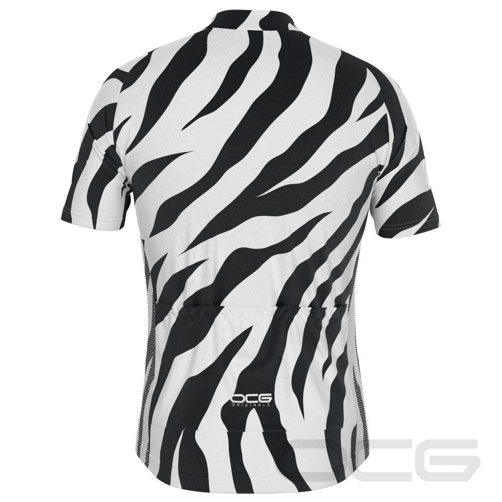 Men's Zebra Fever Short Sleeve Cycling Jersey