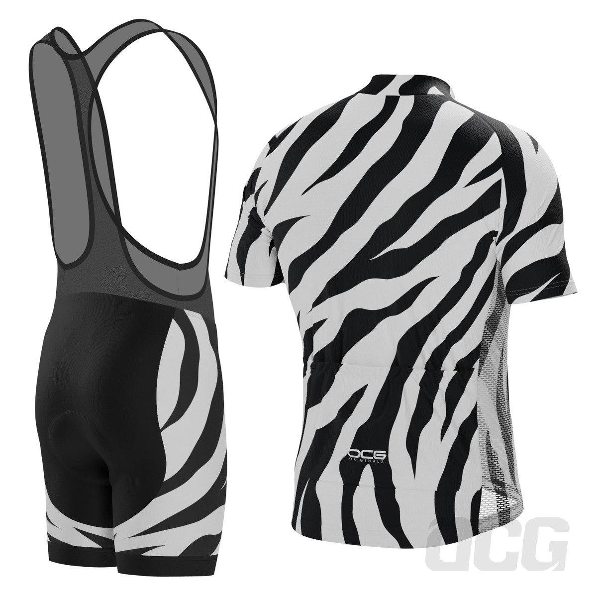Men's Zebra Fever 2 Piece Cycling Kit
