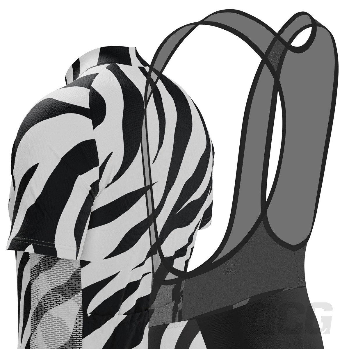 Men's Zebra Fever 2 Piece Cycling Kit