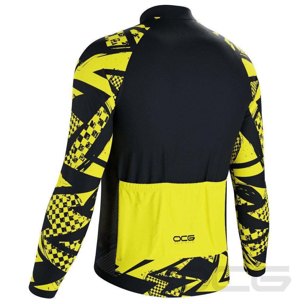 Men's Wild Tiger Long Sleeve Cycling Jersey