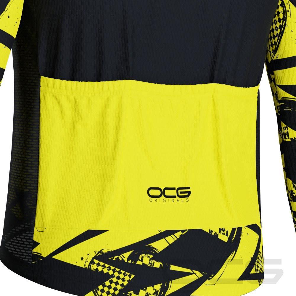 Men's Wild Tiger Long Sleeve Cycling Jersey