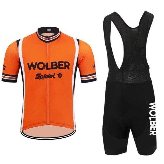 Wolber Spidel Retro Cycling Jersey Set