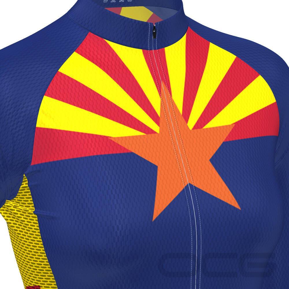 Women's Arizona US State Icon Long Sleeve Cycling Jersey