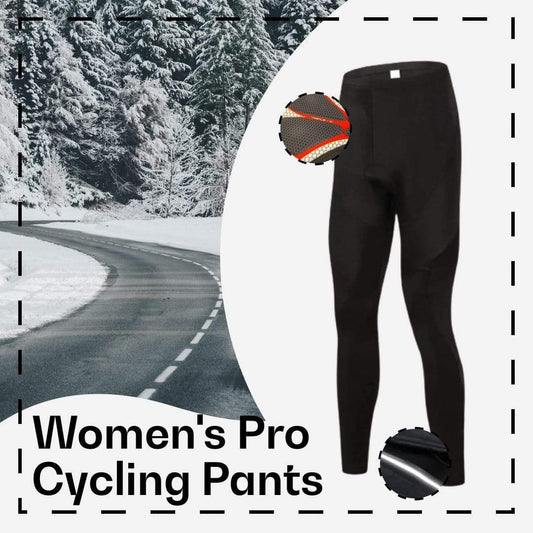 Women's Black Gel Padded Cycle Pants