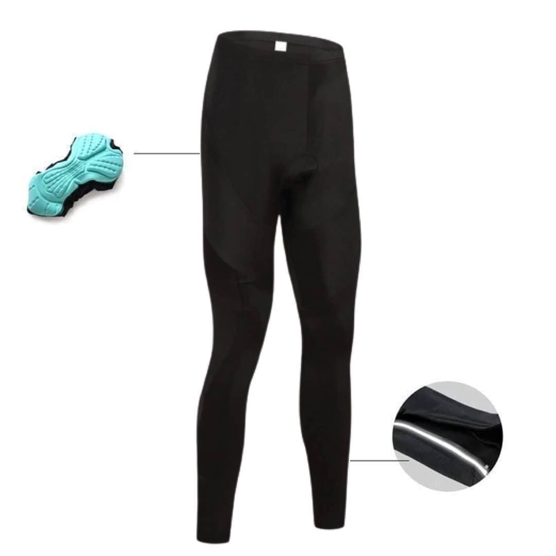 Women's Black Gel Padded Cycle Pants