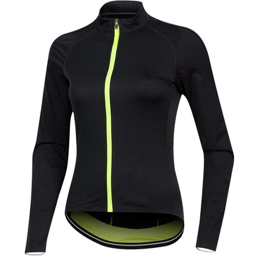 Women's Black Long Sleeve Cycling Jersey