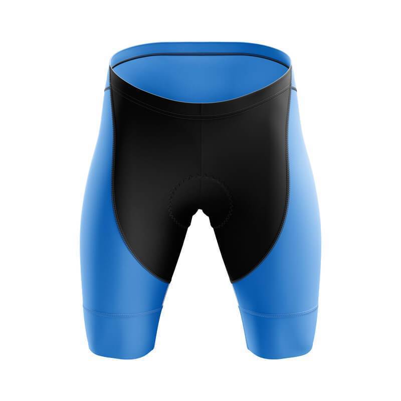 Women's Blue Padded Cycling Shorts