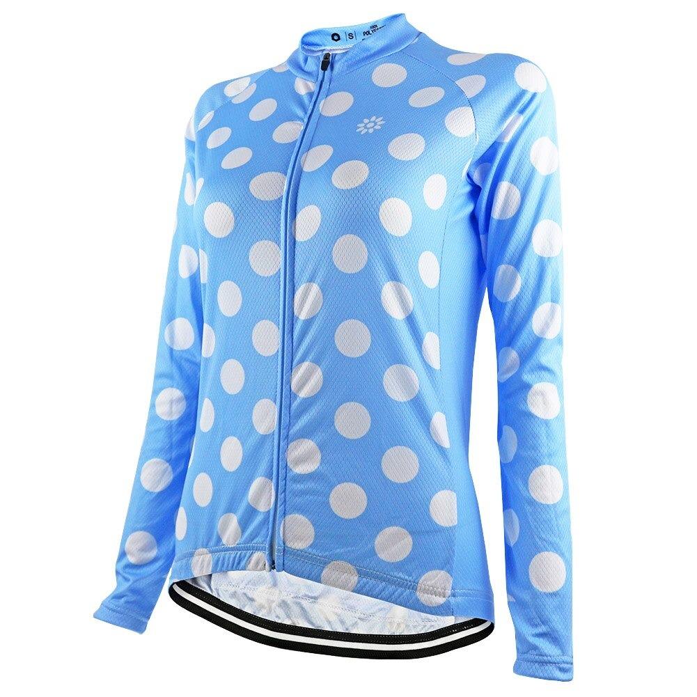 Women's Blue Thermal Cycling Jersey