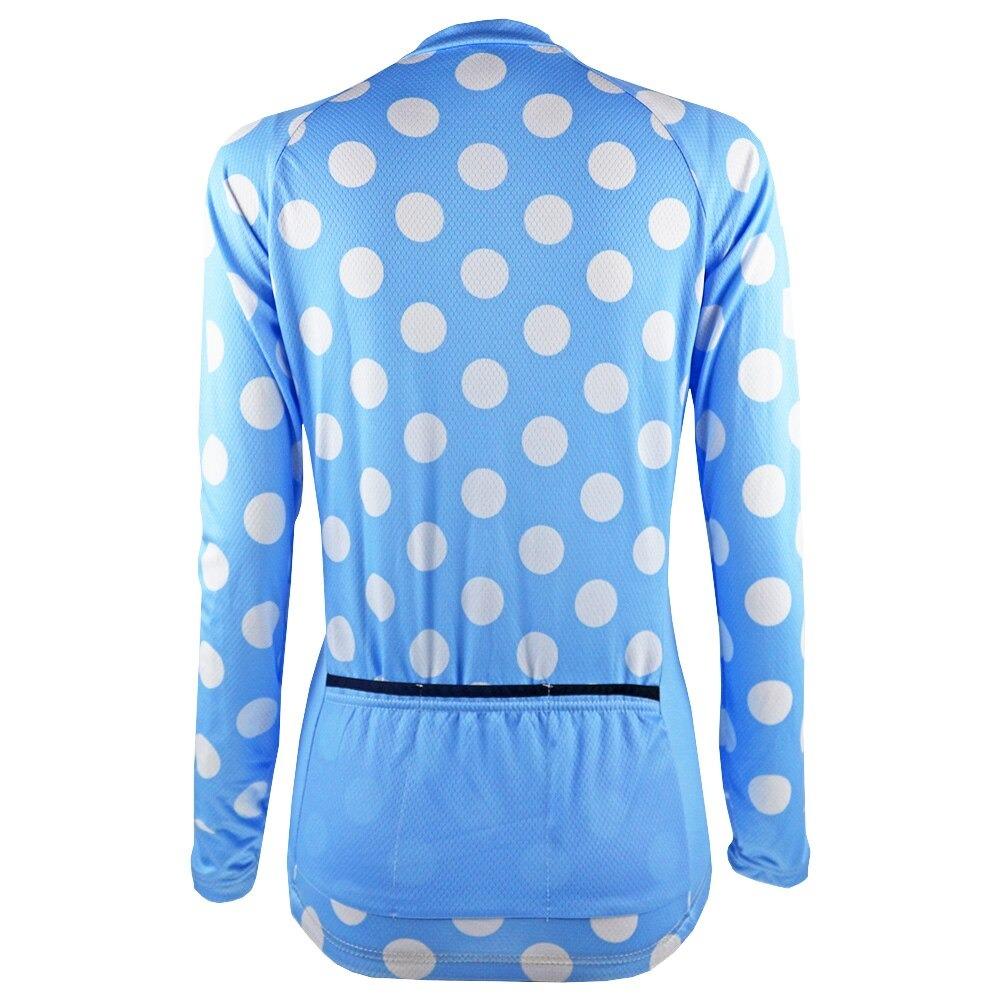 Women's Blue Thermal Cycling Jersey