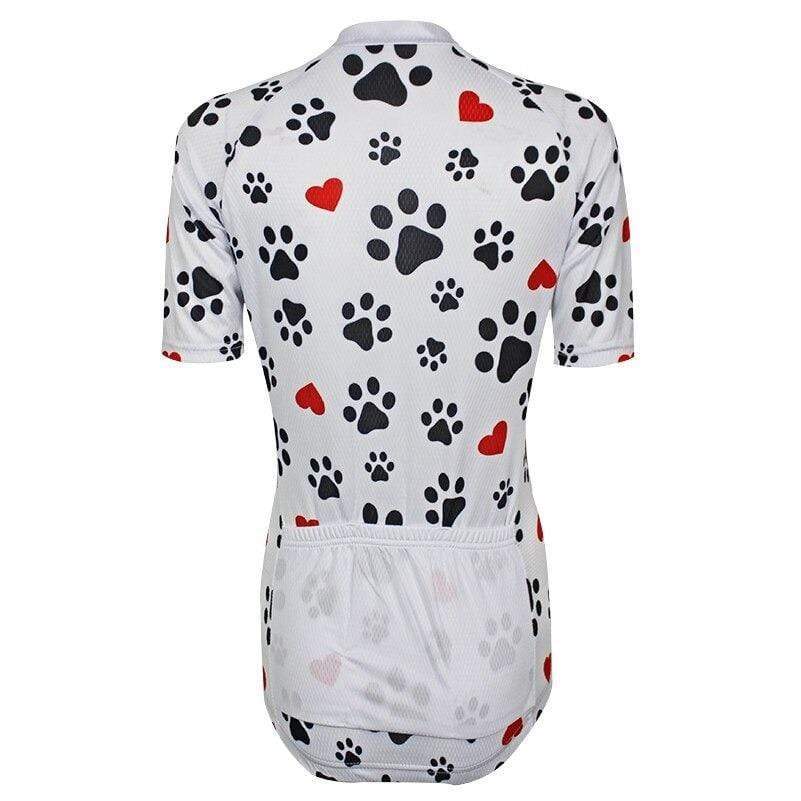 Women's Dog Paws Cycling Jersey