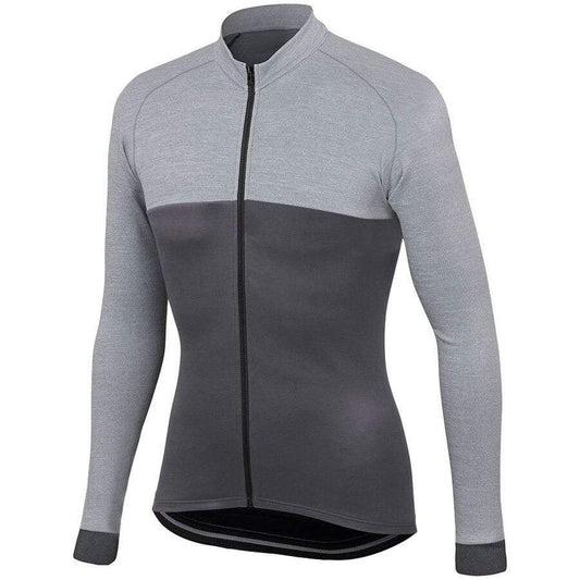 Women's Grey Style Long Sleeve Cycling Jersey