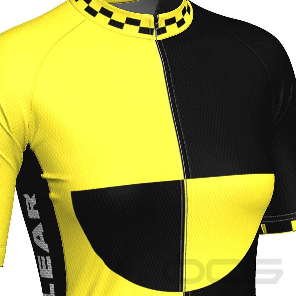 Women's High Viz Keep Clear Test Dummy Short Sleeve Cycling Jersey