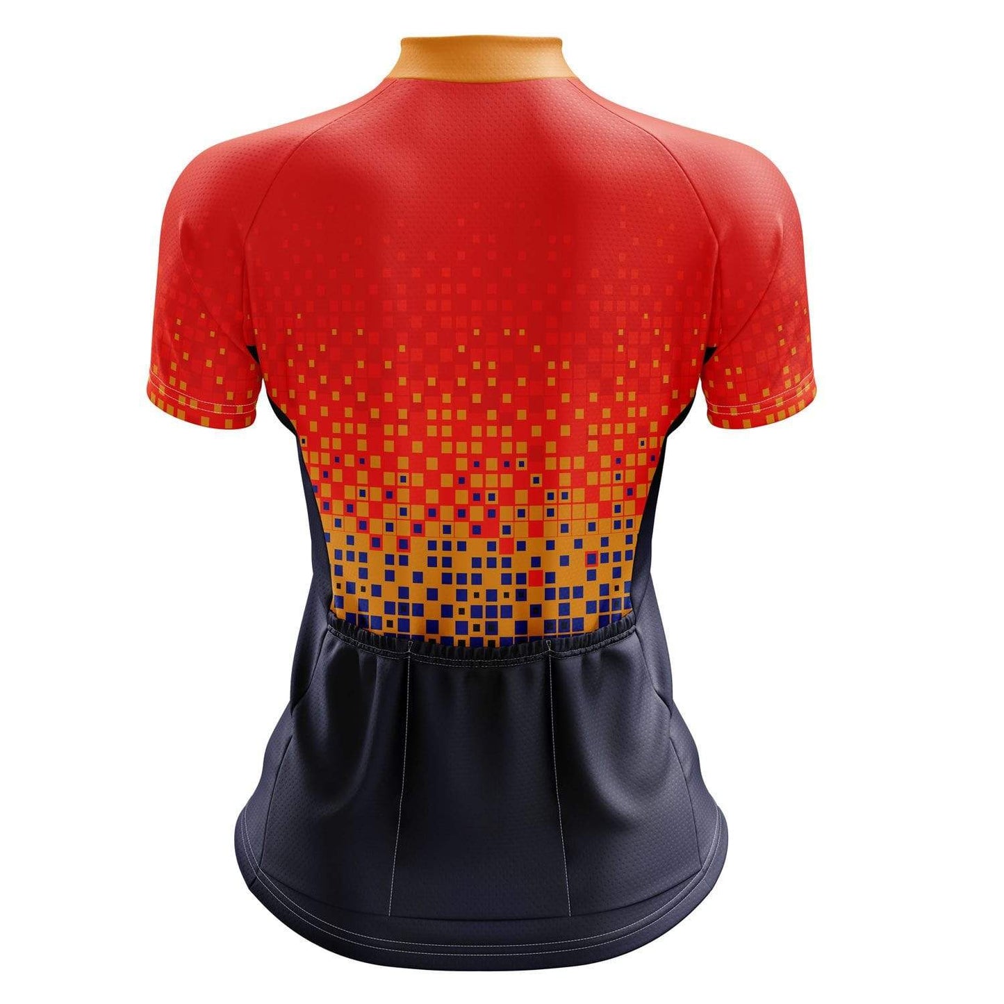 Women's Orange Cycling Jersey