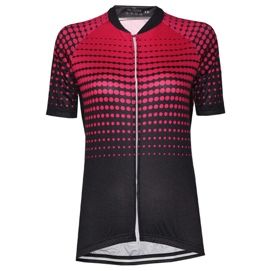 Women's Pink Dots Cycling Jersey