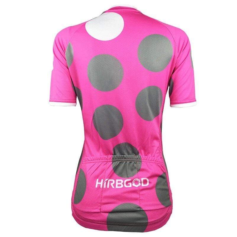 Women's Pink Dots Cycling Jersey