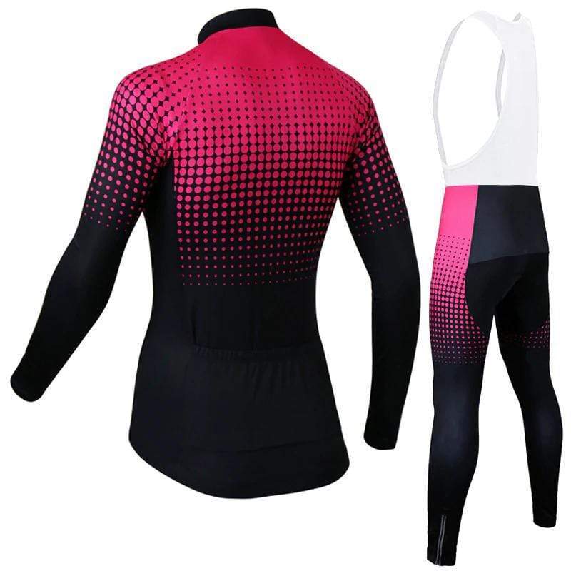 Women's Pink Long Sleeve Cycling Jersey or Pants