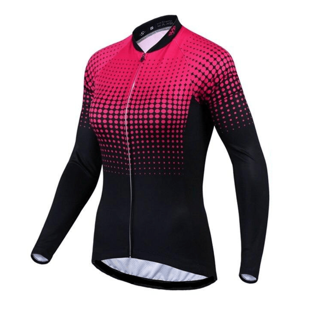 Women's Pink Long Sleeve Cycling Jersey or Pants