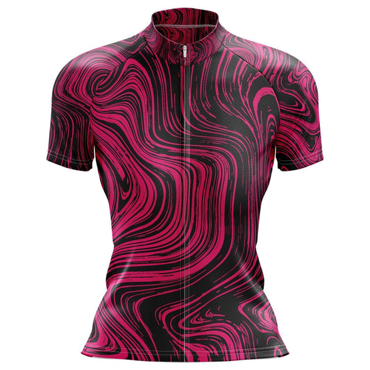 Women's Pink Spinet Cycling Jersey