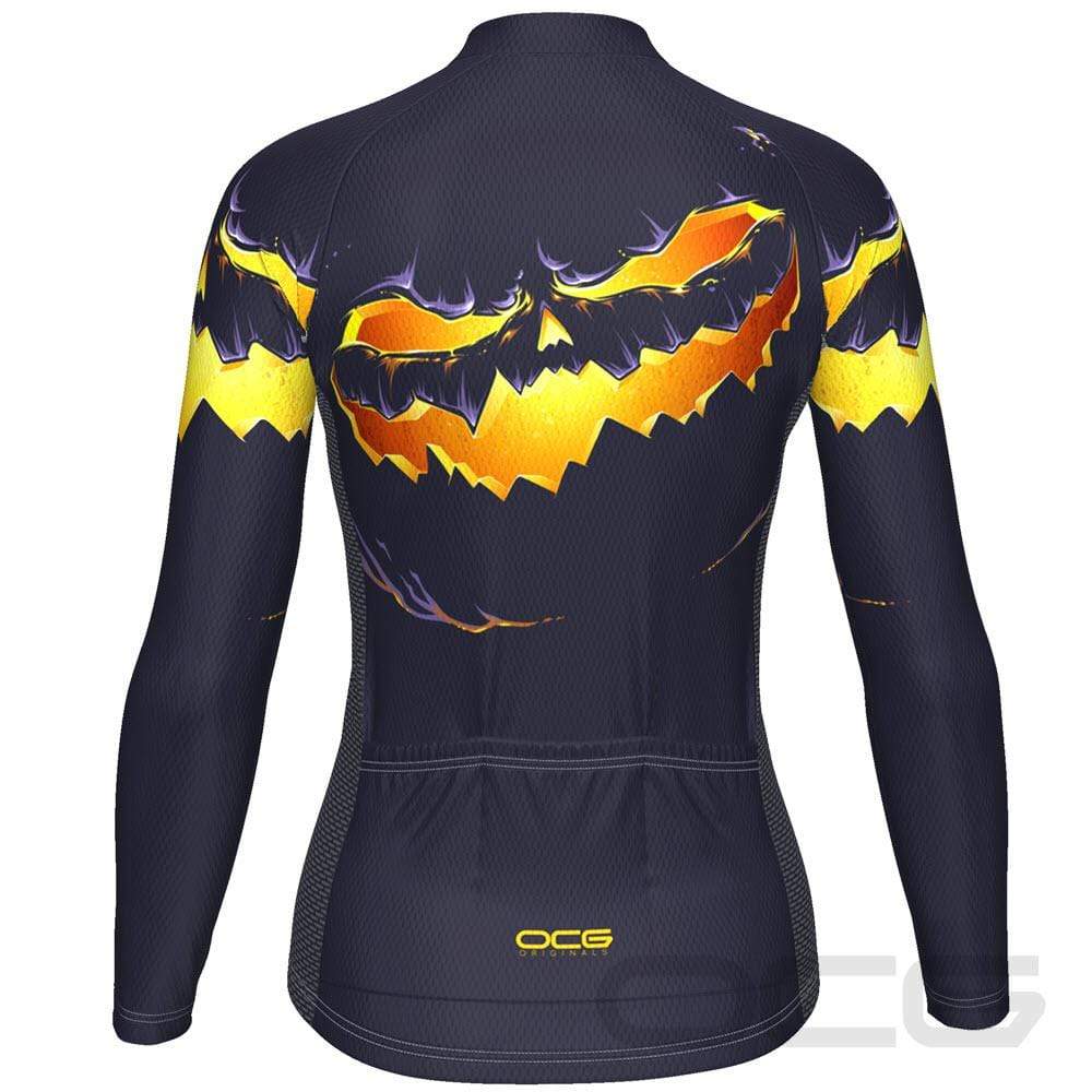Women's Pumpkin Eater Long Sleeve Cycling Jersey