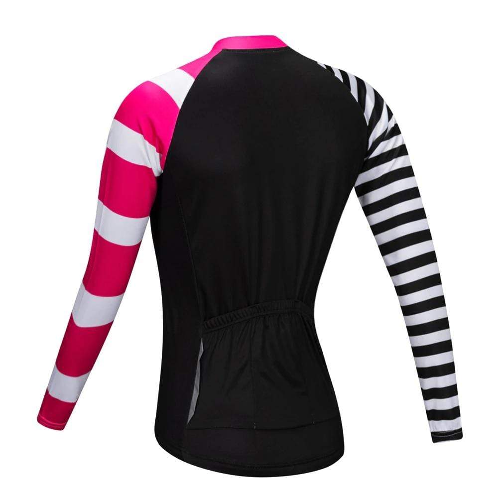 Women's Race & Dots Long Sleeve Cycling Jersey