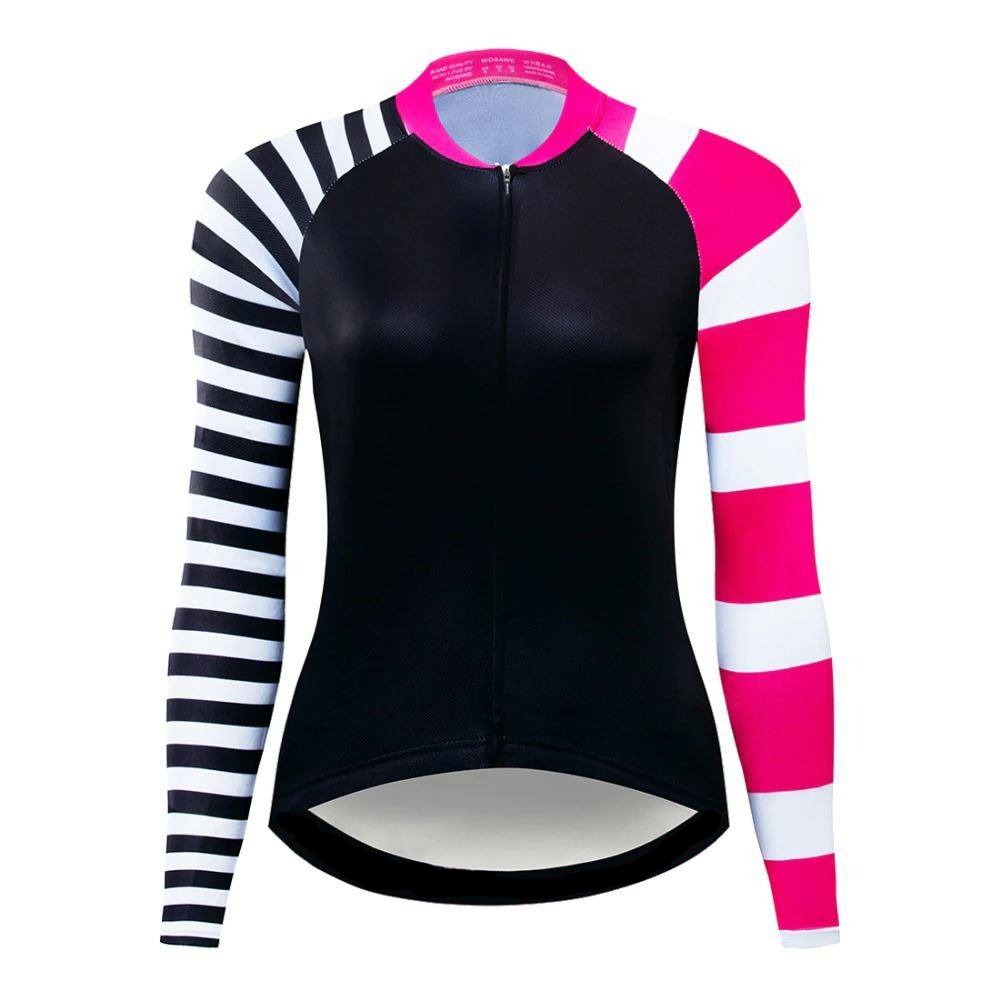 Women's Race & Dots Long Sleeve Cycling Jersey