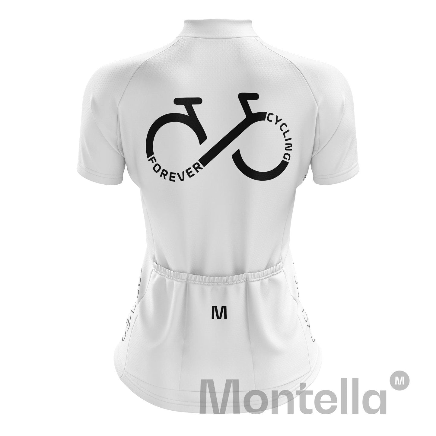 Women's White Cycling Forever Jersey or Shorts