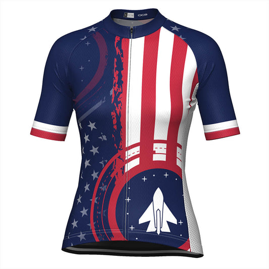 Women's USAF United States Air Force Short Sleeve Cycling Jersey