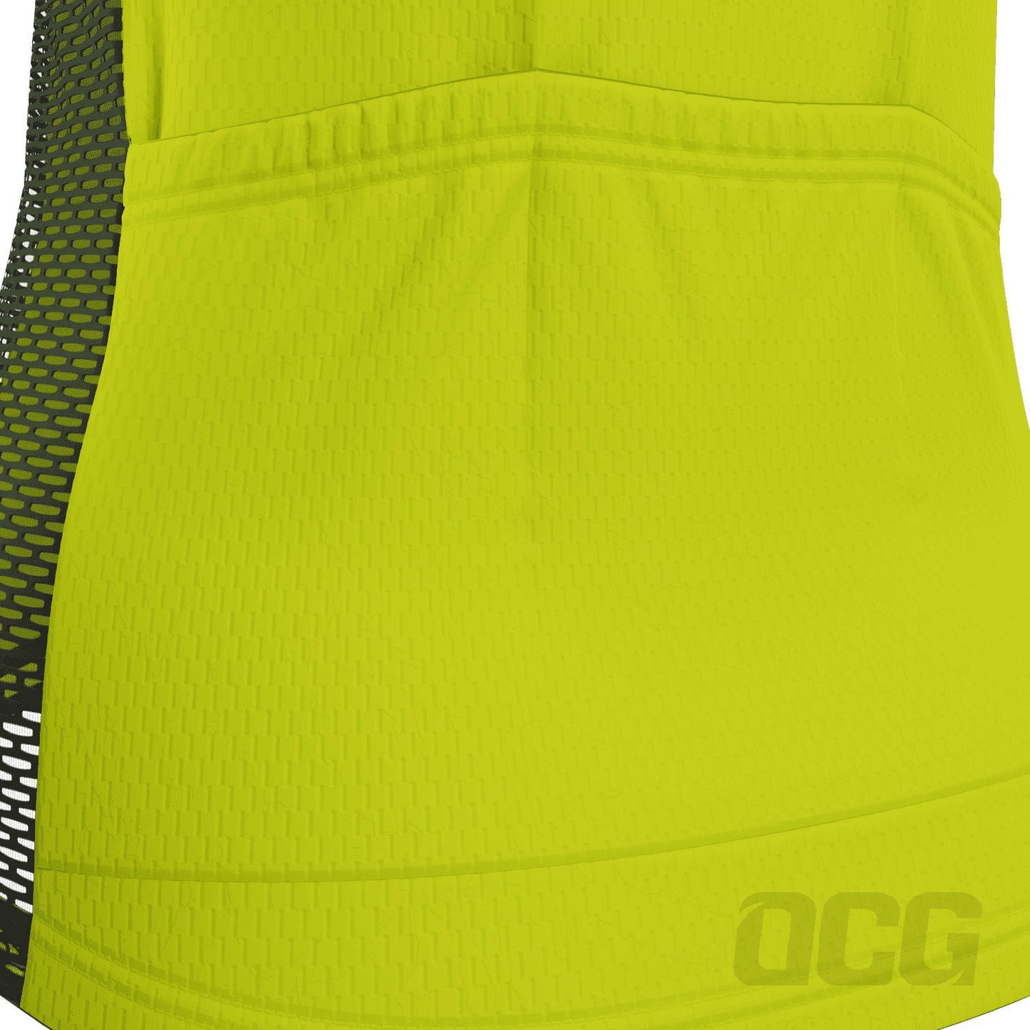 Women's High Viz With Black Accent Long Sleeve Cycling Jersey