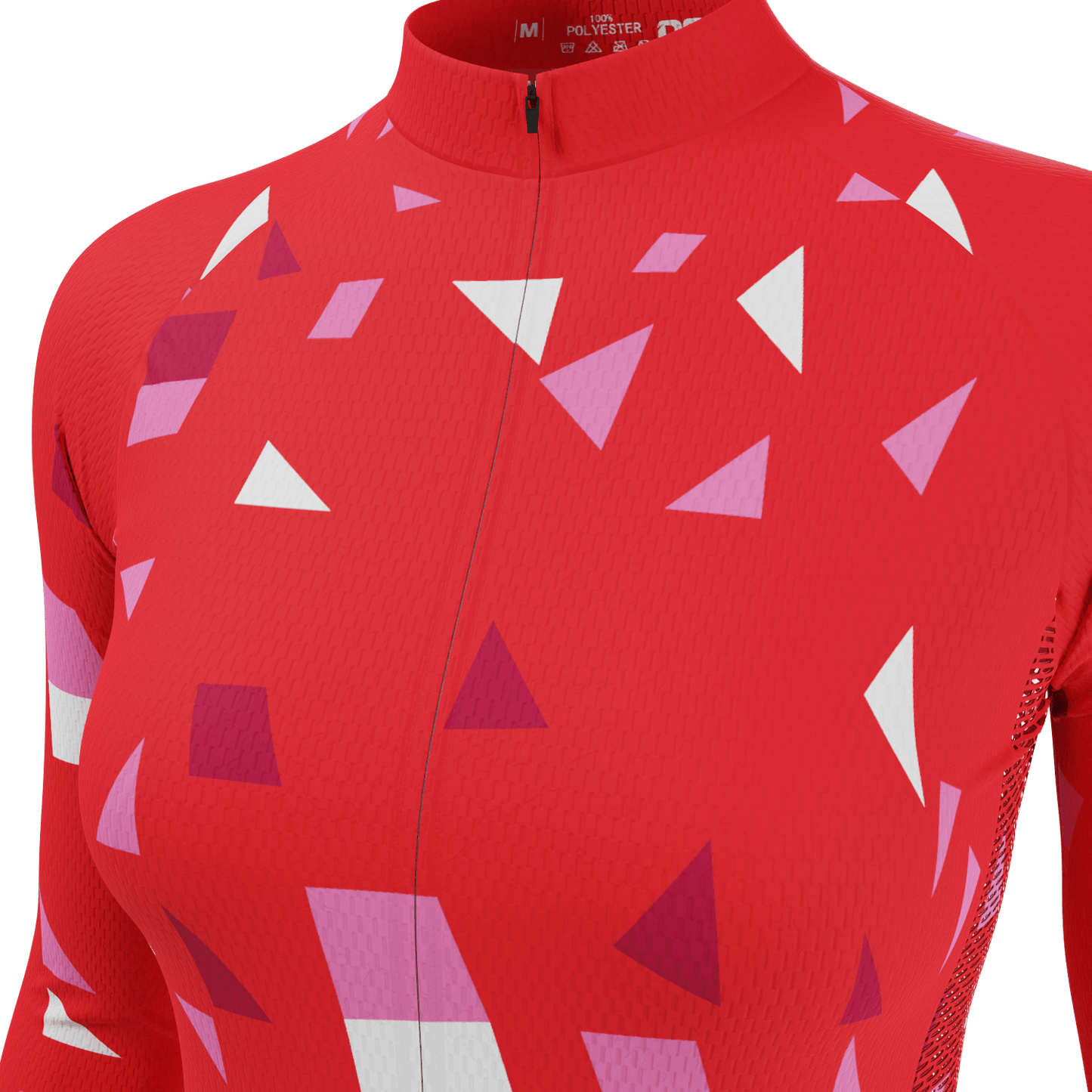 Women's Bold Confetti Long Sleeve Cycling Jersey