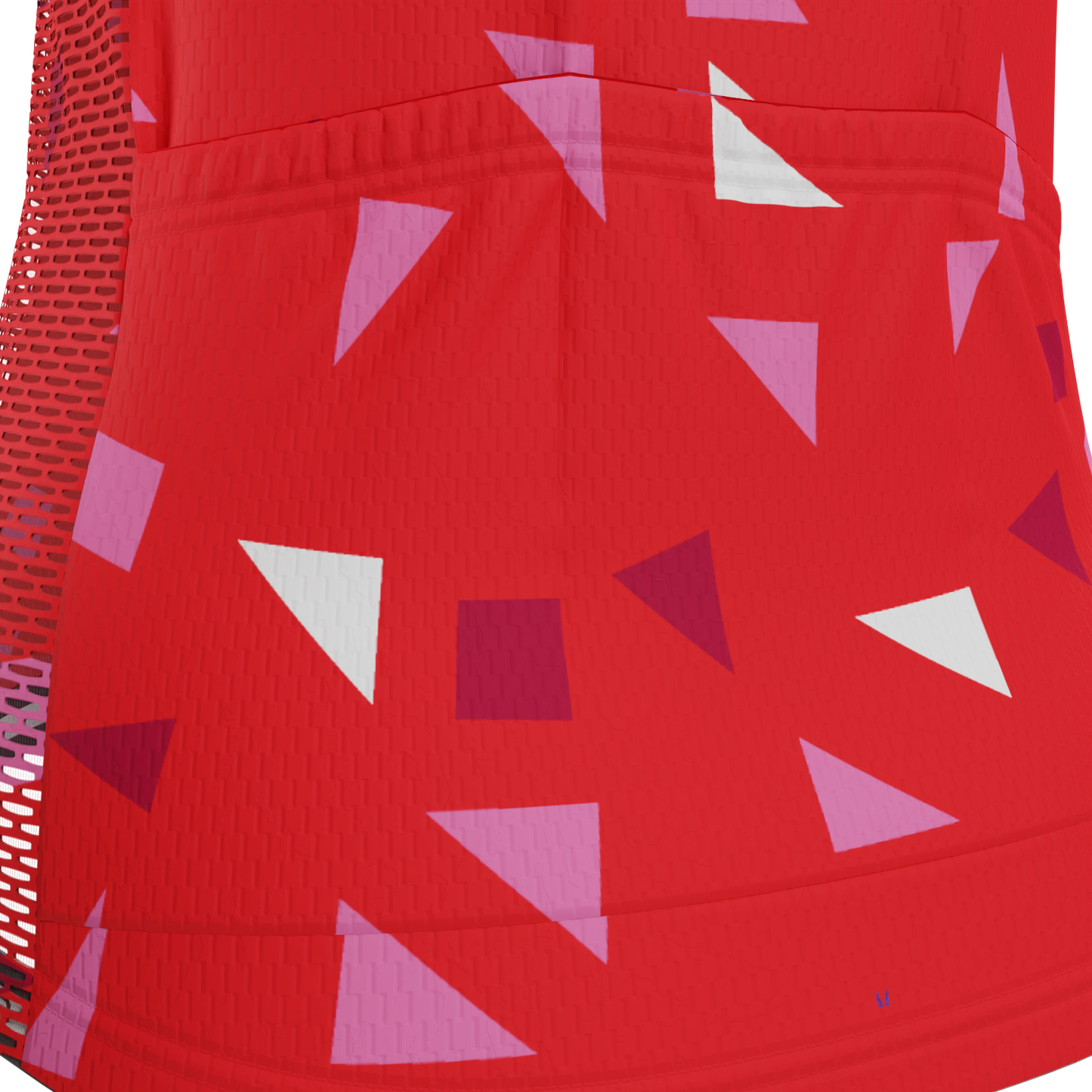 Women's Red Confetti Long Sleeve Cycling Jersey