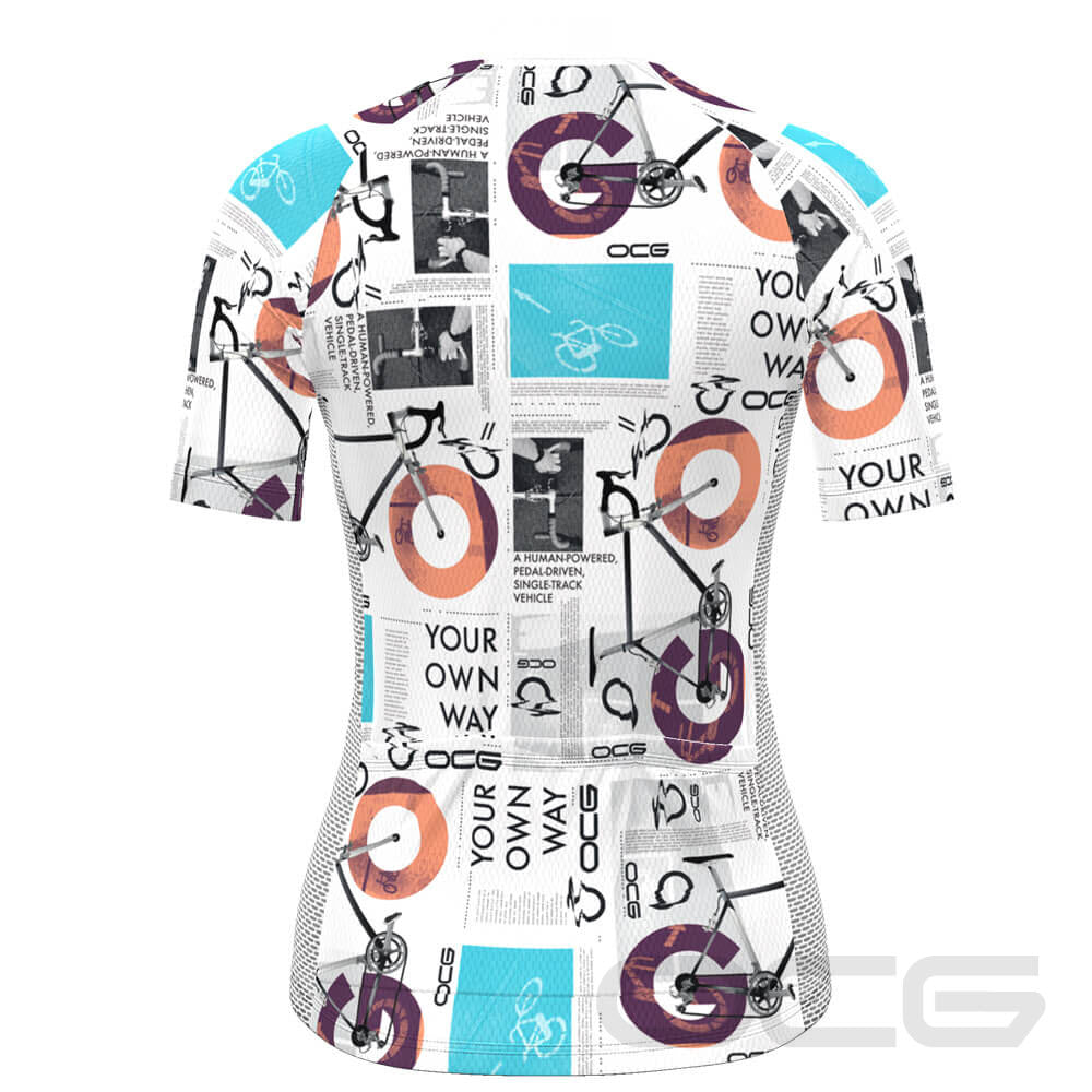 Women's Ride Your Own Way Short Sleeve Cycling Jersey