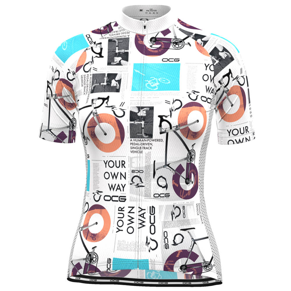 Women's Ride Your Own Way Short Sleeve Cycling Jersey