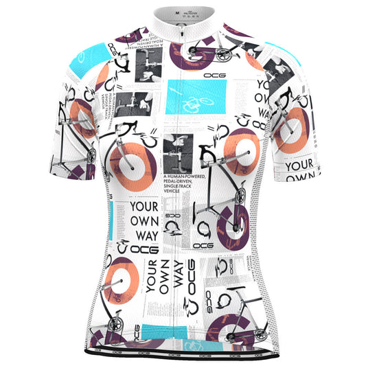 Women's Ride Your Own Way Short Sleeve Cycling Jersey