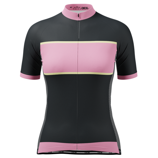 Women's Maxi Retro Stripe Short Sleeve Cycling Jersey