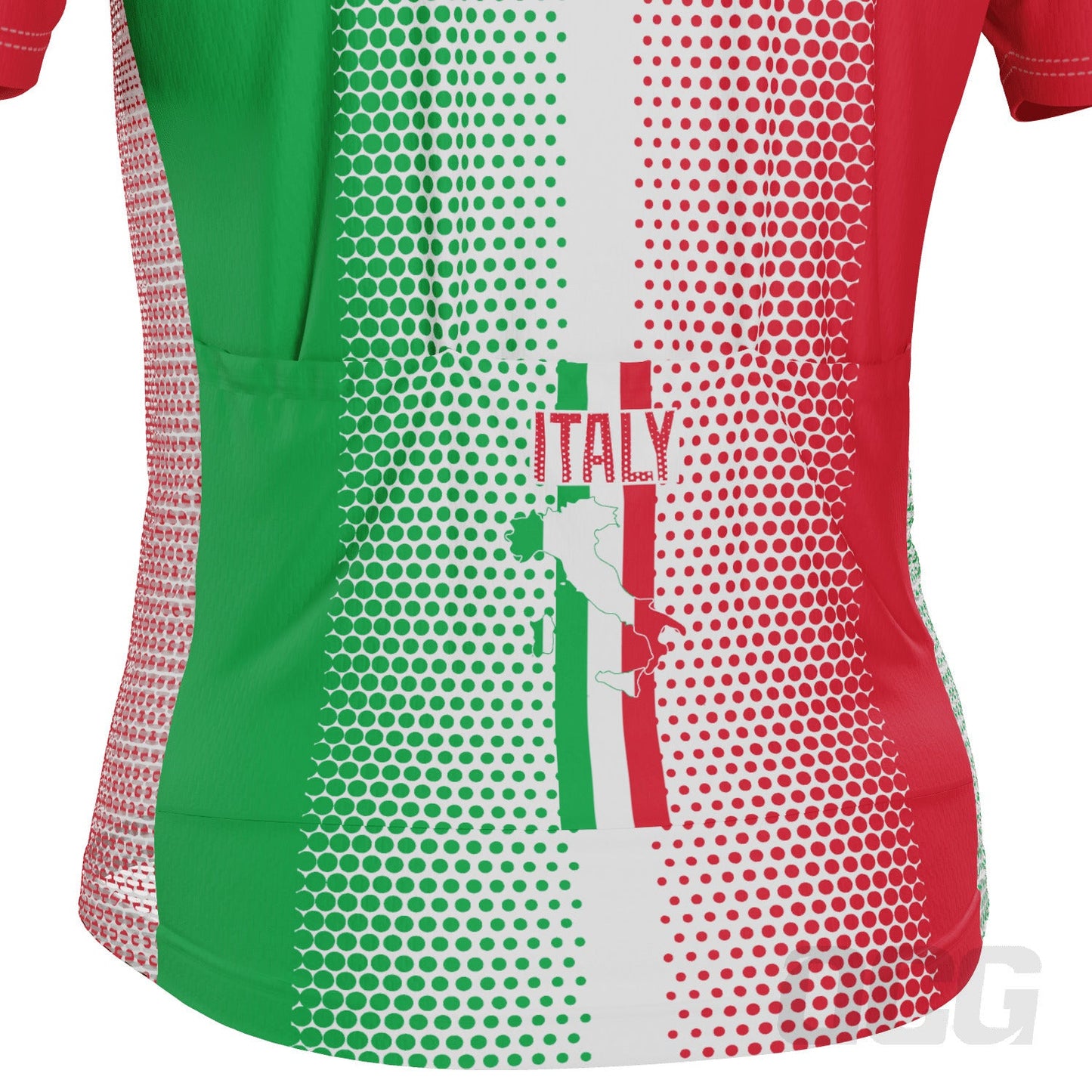 Men's World Countries Team Italy Icon Short Sleeve Cycling Jersey