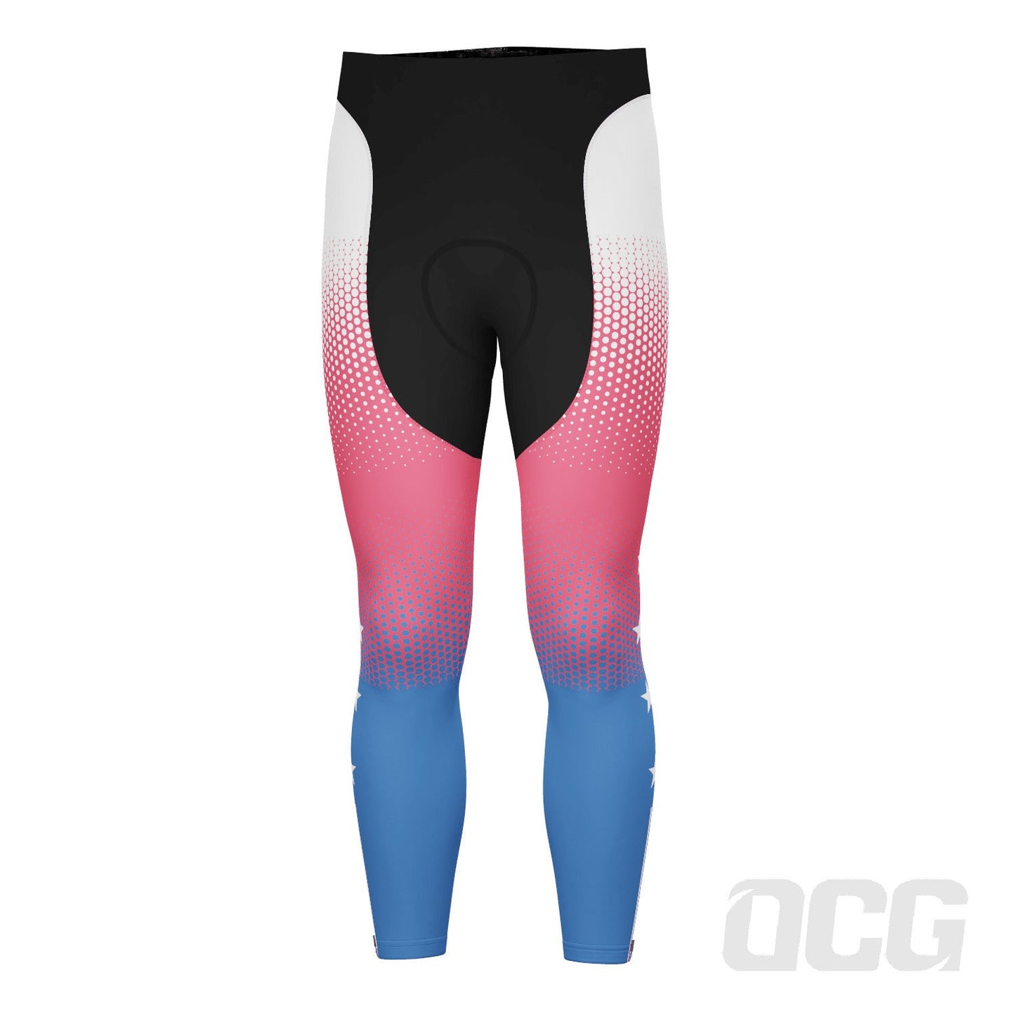 Men's World Countries Team USA Icon Gel Padded Cycling Bib-Tights
