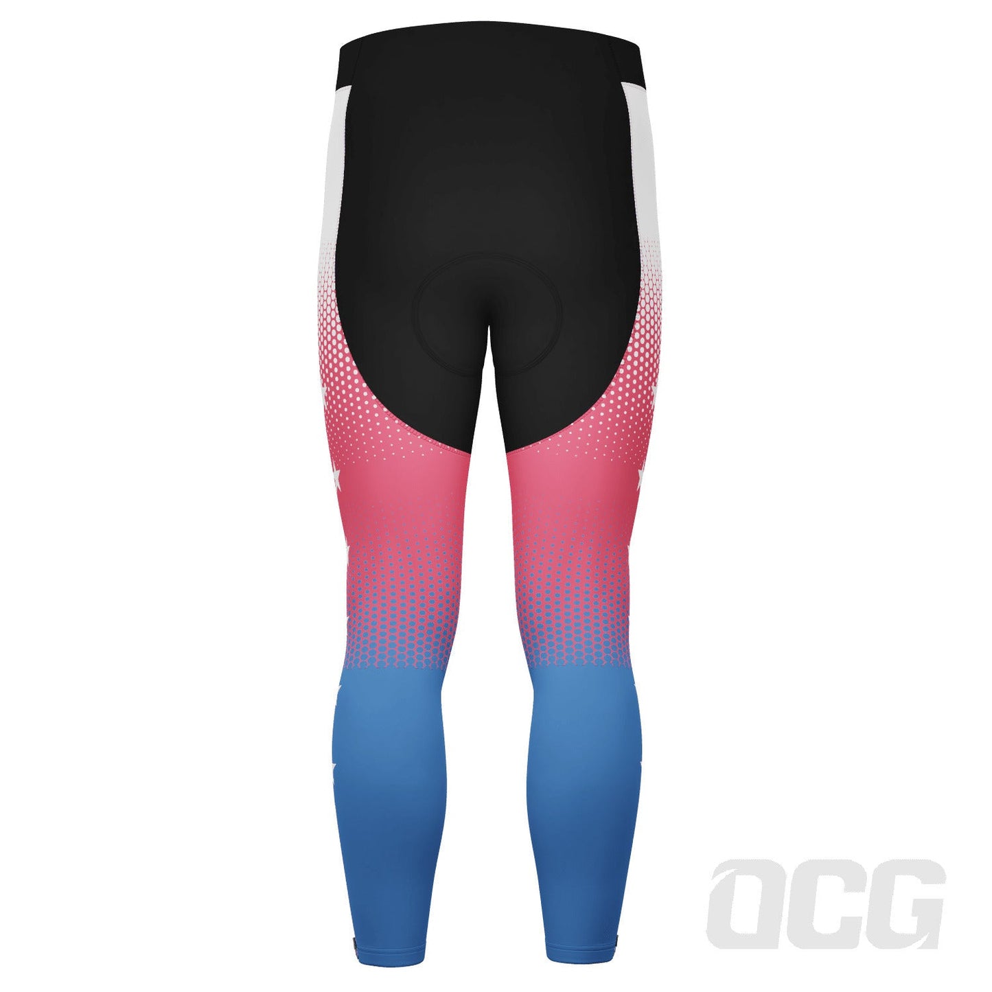 Men's World Countries Team USA Icon Gel Padded Cycling Bib-Tights